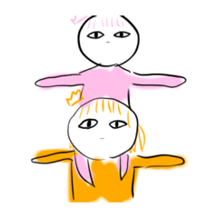 [LINEスタンプ] 姫と王子の夢絵スタンプ