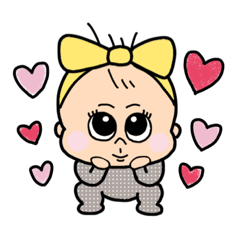 [LINEスタンプ] 赤ちゃん まーちゃん