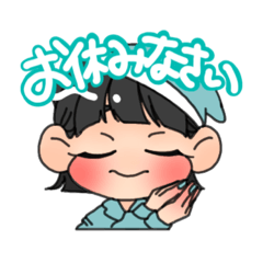 [LINEスタンプ] わたしきみ。の女の子集