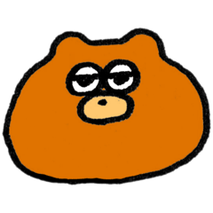 [LINEスタンプ] くまっぽいもの？