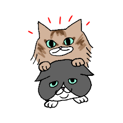 [LINEスタンプ] 百ちゃんとミンミン