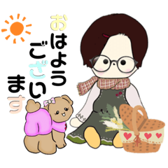 [LINEスタンプ] ペニ子とりっつdoll鹿児島弁