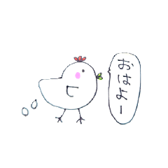 [LINEスタンプ] 鶏藤にわ子のペン落書き