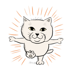 [LINEスタンプ] ゆるく参る！ねこおじ