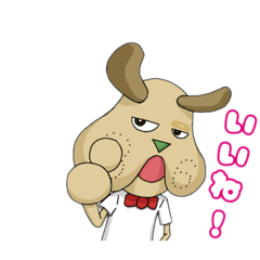 [LINEスタンプ] ありきたりなぶるどっぐ【3-6】