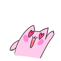 [LINEスタンプ] 桃猫の推しの居る生活3