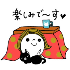 [LINEスタンプ] mottoの冬とあたし2