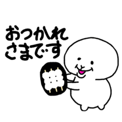 [LINEスタンプ] もちっともち丸