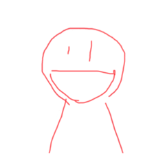 [LINEスタンプ] 赤人間