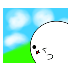 [LINEスタンプ] 変な生き物まんじゅうくん01