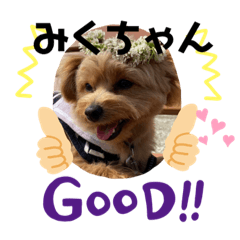 [LINEスタンプ] みくちゃんが使うポメプーシフォンちゃん