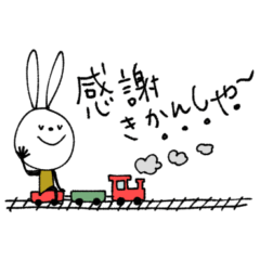 [LINEスタンプ] mottoのvうさぎ♡ダジャレ(再販)