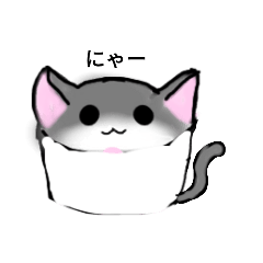 [LINEスタンプ] 動物カップケーキ