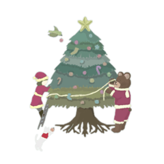 [LINEスタンプ] Winter greetings with  blessings