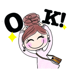 [LINEスタンプ] 日常使い 大人女子