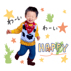 [LINEスタンプ] ニコニコ蓮ちゃん☆1歳ver