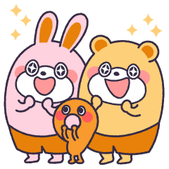 [LINEスタンプ] くまぽとうさぽのポイ活ライフ