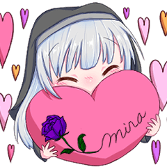 [LINEスタンプ] ミラさんとユカイな仲間たち