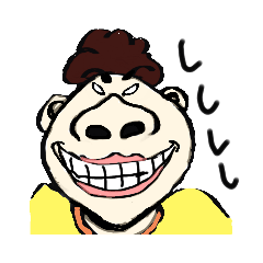 [LINEスタンプ] 鼻男くん