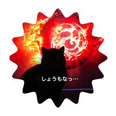 [LINEスタンプ] 黒猫あめちゃん・関西弁2