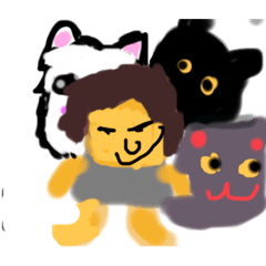 [LINEスタンプ] マネーの猫！とすごい欲深いママ