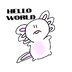 [LINEスタンプ] ウーパーサンドロス一世