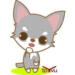 [LINEスタンプ] ちわちわちわわん‐toyvu-