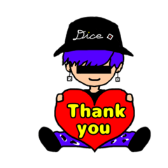 [LINEスタンプ] ダイス君