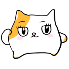 [LINEスタンプ] ねこまつげ