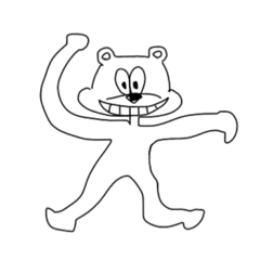 [LINEスタンプ] なんの動物かわからない