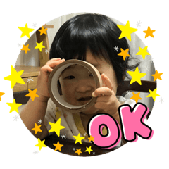 [LINEスタンプ] 八の字まゆげの女の子3