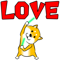 [LINEスタンプ] 真・激しく尻尾をふる柴犬 2 POP