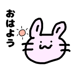 [LINEスタンプ] ほとけのうさぎ