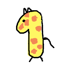 [LINEスタンプ] 数字アニマル