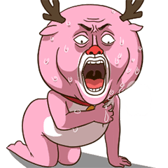 [LINEスタンプ] ドキドキとなかいの画像（メイン）