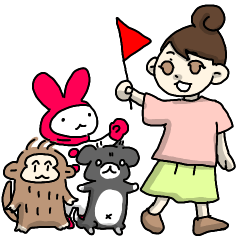 [LINEスタンプ] Tさんとゆかいななかまたち