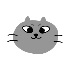 [LINEスタンプ] 偏屈な猫の日常