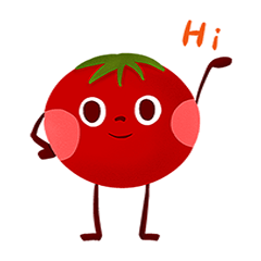 [LINEスタンプ] レッドトマトさん