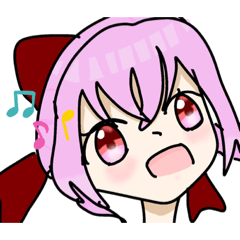 [LINEスタンプ] 少女とミニキャラMAX！！！！