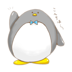 [LINEスタンプ] まるいペンギン。