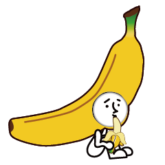 [LINEスタンプ] 表情で使い分け バナナBOY