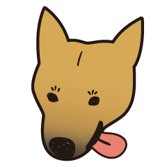 [LINEスタンプ] かざらない雑種犬 さぶろうさん