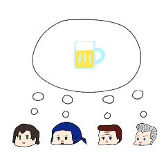 [LINEスタンプ] 華麗な俺等と愉快な仲間達1