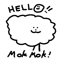 [LINEスタンプ] Hello！！ mokmok！