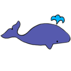 [LINEスタンプ] クジラ スタンプ