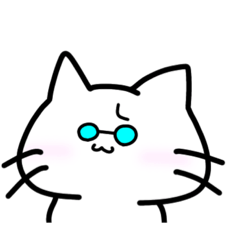 [LINEスタンプ] ノートのすみにいた猫