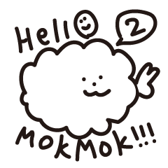 [LINEスタンプ] Hello！！ mokmok！ 2