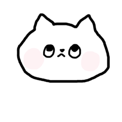 [LINEスタンプ] がんばるしろねこちゃん