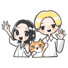 [LINEスタンプ] しゃるここちゃん × shibata megu