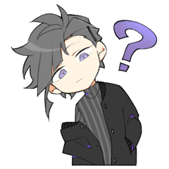 [LINEスタンプ] 半スタンプ